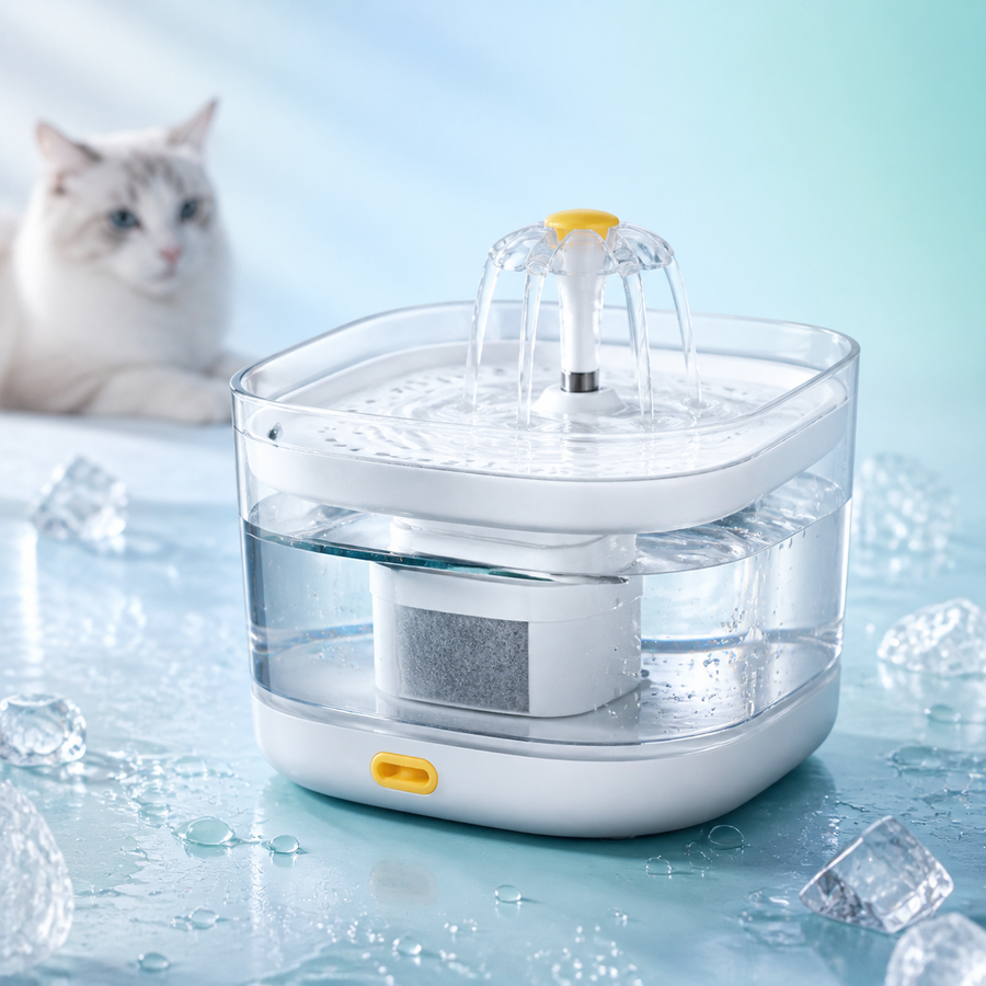 Fontaine à eau filtrante pour chat Patte Fraîche