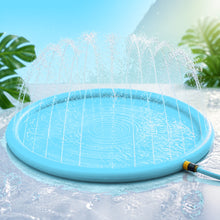 Piscine à jets d'eau bleu clair Patte Fraîche